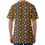 Cartoon Star Pattern Print Men's Velvet T-Shirt