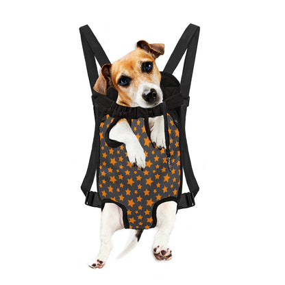 Cartoon Star Pattern Print Pet Carrier Backpack