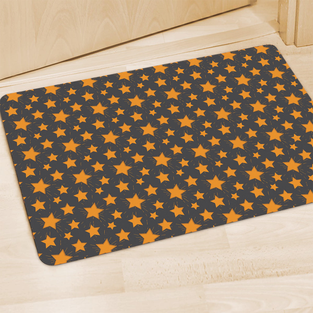 Cartoon Star Pattern Print Polyester Doormat
