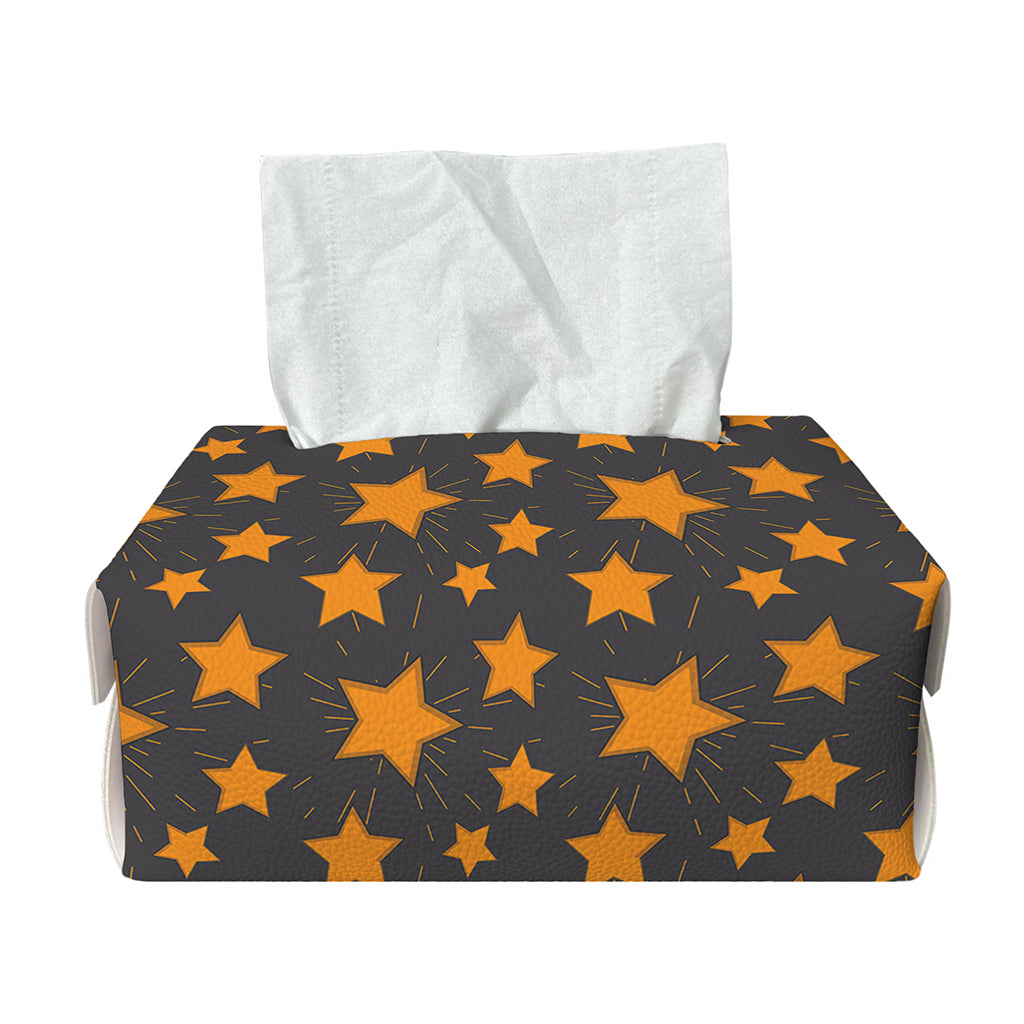 Cartoon Star Pattern Print Rectangle Tissue Box Cover