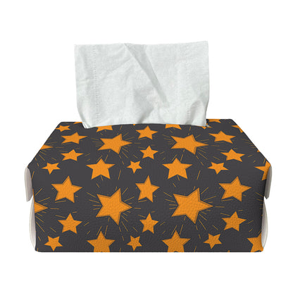 Cartoon Star Pattern Print Rectangle Tissue Box Cover