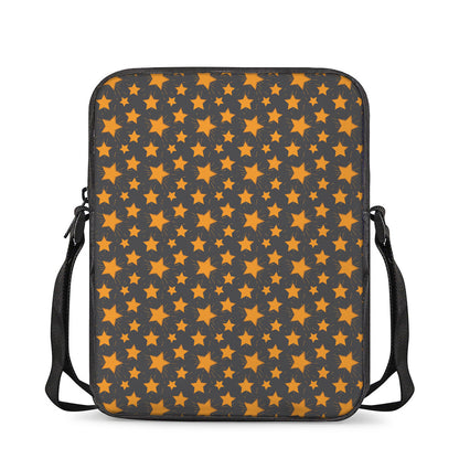 Cartoon Star Pattern Print Rectangular Crossbody Bag