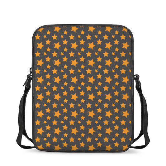 Cartoon Star Pattern Print Rectangular Crossbody Bag