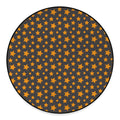 Cartoon Star Pattern Print Round Floor Mat