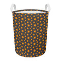 Cartoon Star Pattern Print Round Laundry Basket