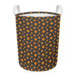 Cartoon Star Pattern Print Round Laundry Basket