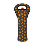 Cartoon Star Pattern Print Single Neoprene Wine Tote