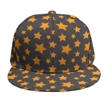 Cartoon Star Pattern Print Snapback Cap