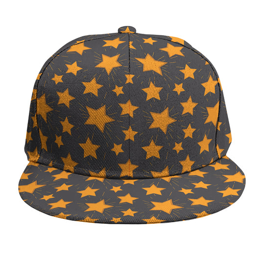 Cartoon Star Pattern Print Snapback Cap