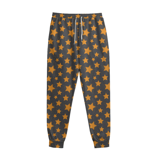 Cartoon Star Pattern Print Sweatpants