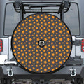 Cartoon Star Pattern Print Tire Cover With Camera Hole