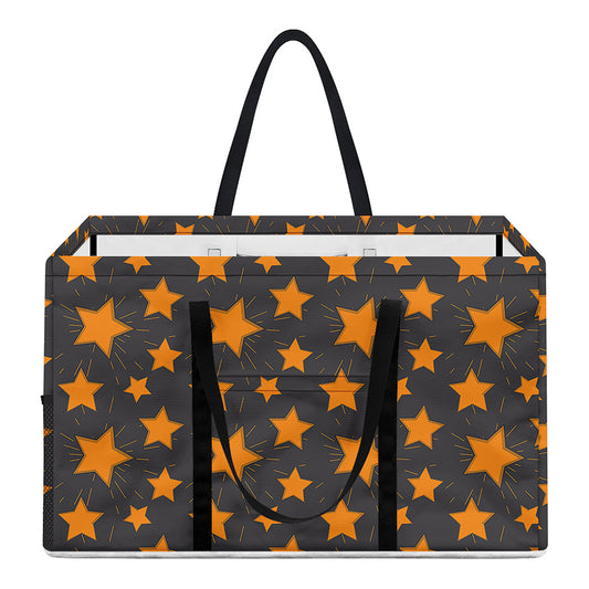 Cartoon Star Pattern Print Utility Tote Bag