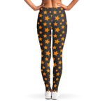 Cartoon Star Pattern Print Women's Leggings