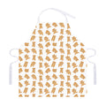 Cartoon Teddy Bear Pattern Print Adjustable Apron