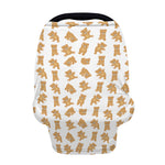 Cartoon Teddy Bear Pattern Print Baby Seat Cover