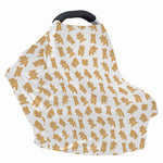 Cartoon Teddy Bear Pattern Print Baby Seat Cover