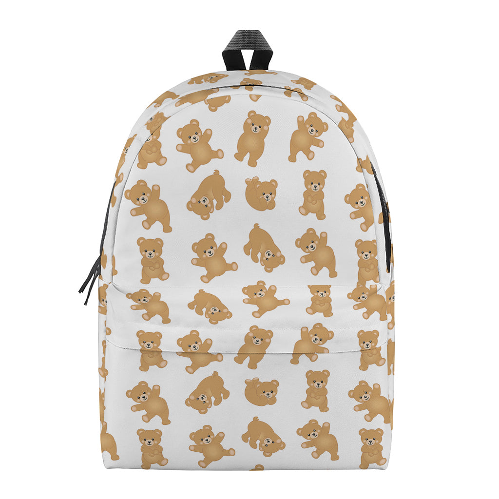 Cartoon Teddy Bear Pattern Print Backpack