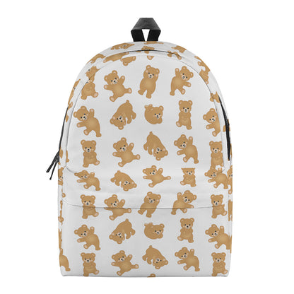 Cartoon Teddy Bear Pattern Print Backpack
