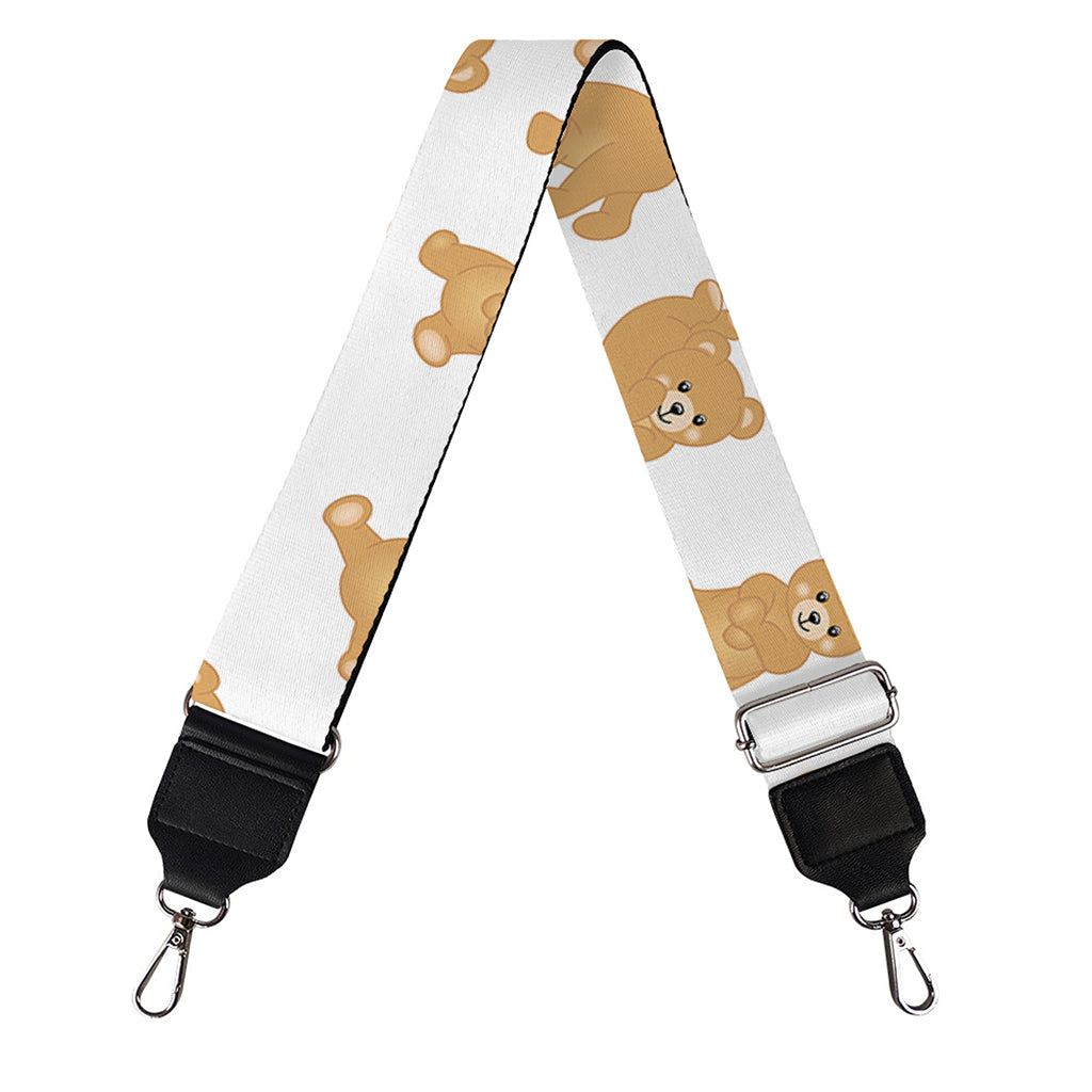 Cartoon Teddy Bear Pattern Print Bag Strap