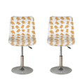 Cartoon Teddy Bear Pattern Print Bar Stool Covers