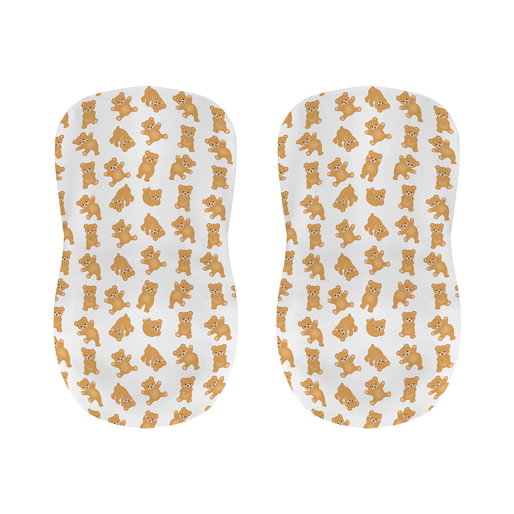 Cartoon Teddy Bear Pattern Print Bar Stool Covers