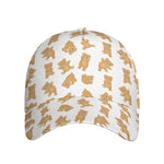 Cartoon Teddy Bear Pattern Print Baseball Cap