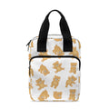 Cartoon Teddy Bear Pattern Print Bible Tote Bag