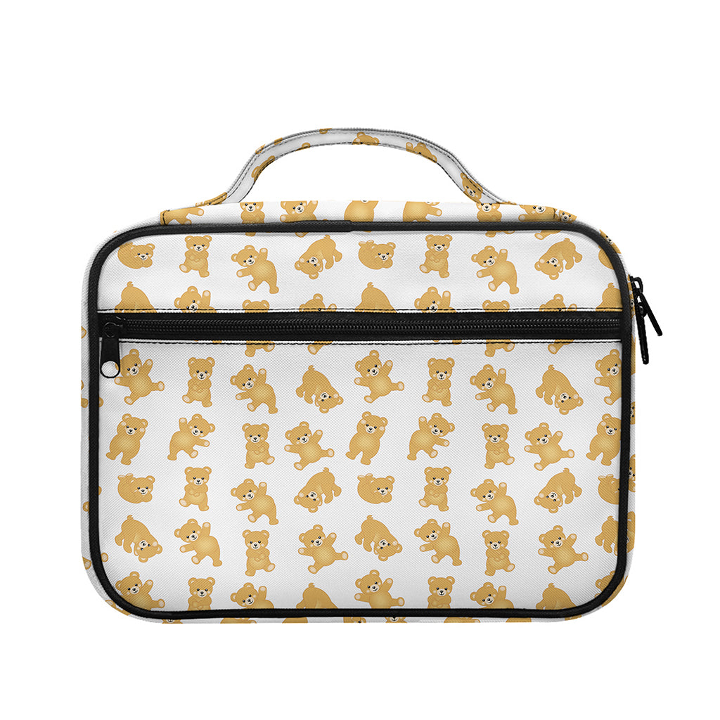 Cartoon Teddy Bear Pattern Print Briefcase Bible Bag