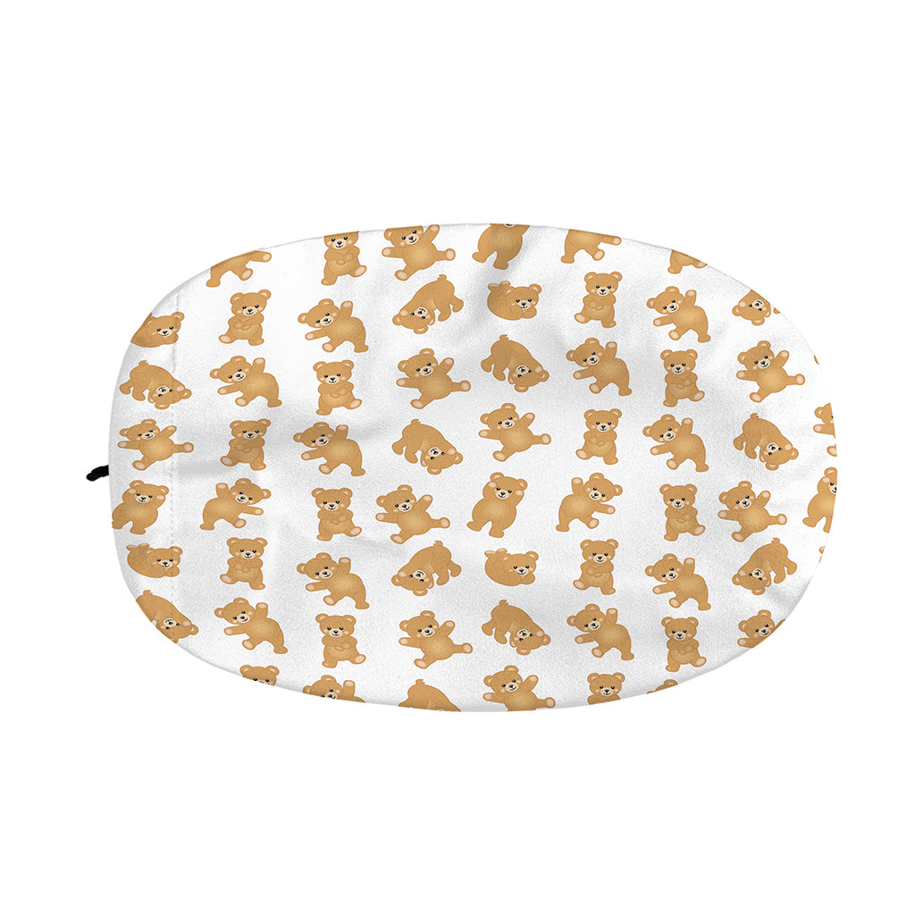 Cartoon Teddy Bear Pattern Print Car Side Mirror Covers