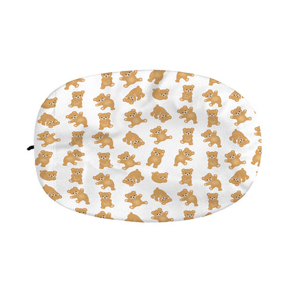 Cartoon Teddy Bear Pattern Print Car Side Mirror Covers