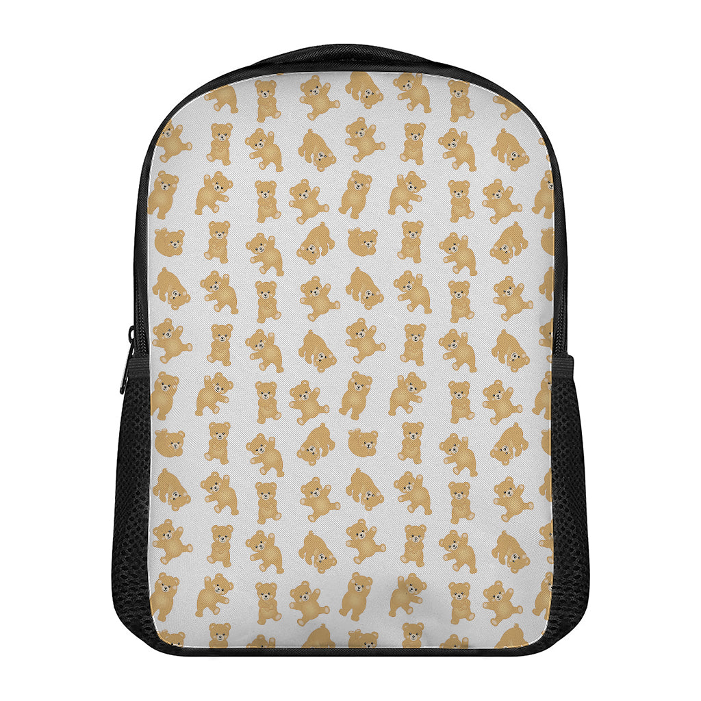Cartoon Teddy Bear Pattern Print Casual Backpack