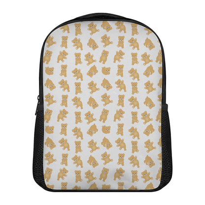 Cartoon Teddy Bear Pattern Print Casual Backpack