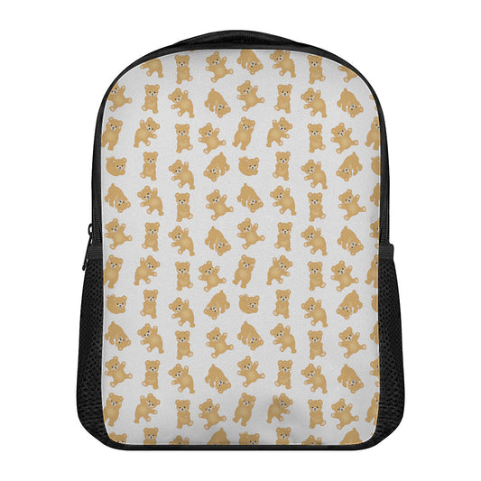 Cartoon Teddy Bear Pattern Print Casual Backpack