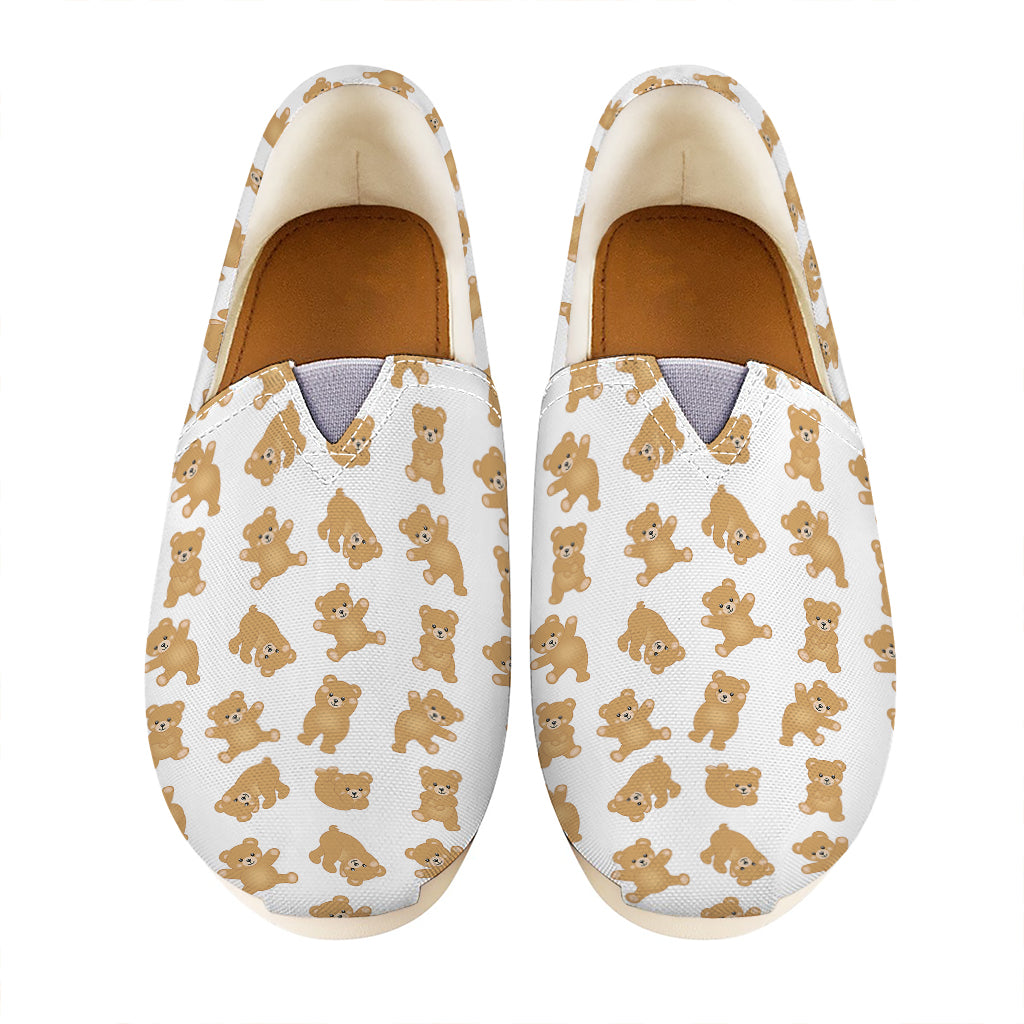 Cartoon Teddy Bear Pattern Print Casual Shoes