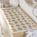 Cartoon Teddy Bear Pattern Print Changing Pad Cover
