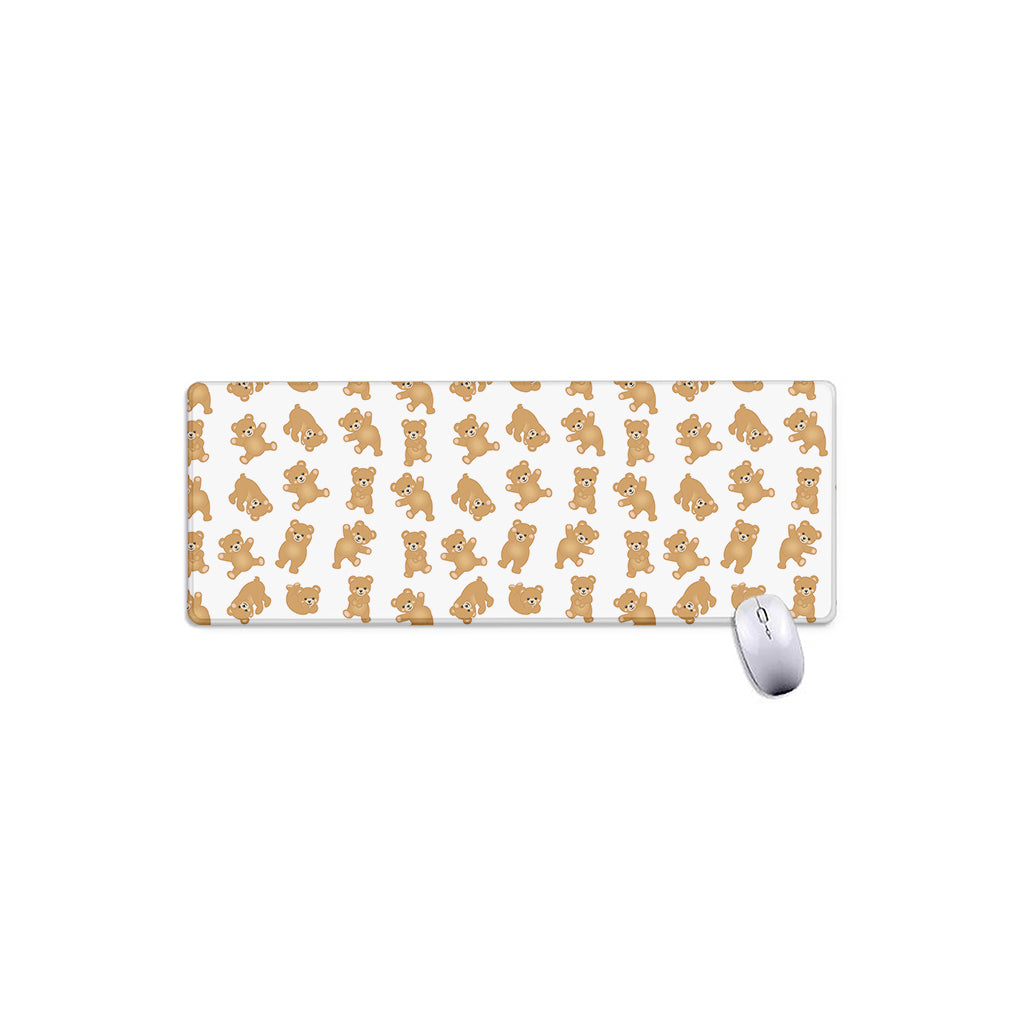 Cartoon Teddy Bear Pattern Print Extended Mouse Pad