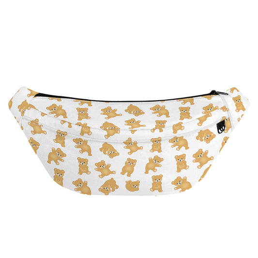 Cartoon Teddy Bear Pattern Print Fanny Pack