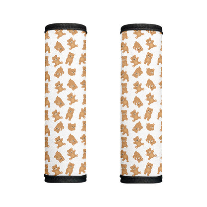 Cartoon Teddy Bear Pattern Print Handle Covers