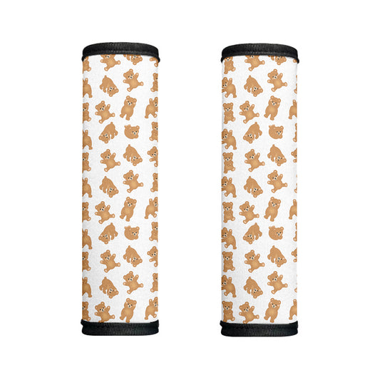 Cartoon Teddy Bear Pattern Print Handle Covers