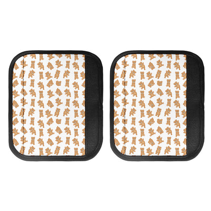 Cartoon Teddy Bear Pattern Print Handle Covers