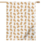 Cartoon Teddy Bear Pattern Print House Flag
