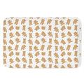 Cartoon Teddy Bear Pattern Print Indoor Door Mat