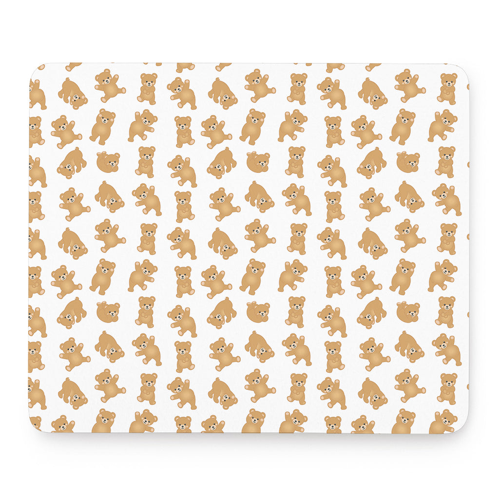 Cartoon Teddy Bear Pattern Print Mouse Pad