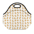 Cartoon Teddy Bear Pattern Print Neoprene Lunch Bag