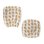 Cartoon Teddy Bear Pattern Print Office Chair Cover