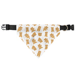 Cartoon Teddy Bear Pattern Print Over The Collar Dog Bandana