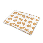 Cartoon Teddy Bear Pattern Print Pet Cooling Mat Cover