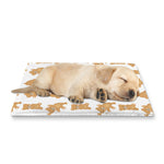 Cartoon Teddy Bear Pattern Print Pet Cooling Mat Cover