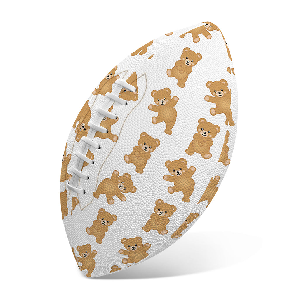 Cartoon Teddy Bear Pattern Print Rugby Ball