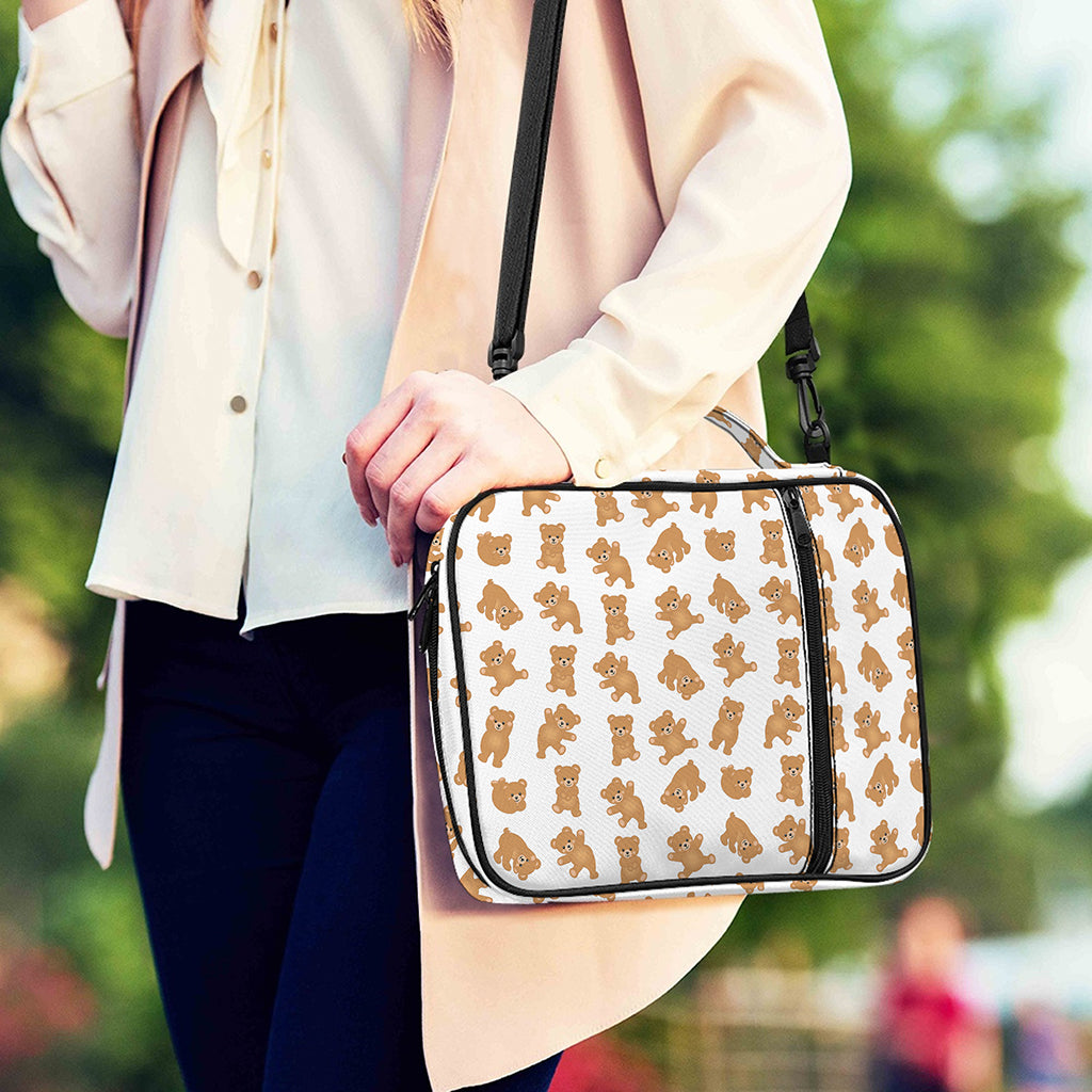 Cartoon Teddy Bear Pattern Print Shoulder Strap Bible Bag